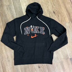 Black and Orange Graphic Hoodie NEW - UNISEX